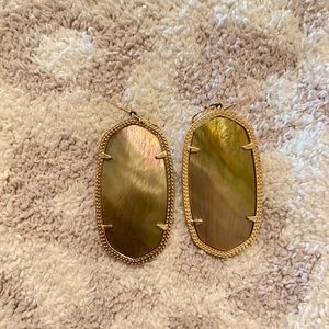 Kendra Scott Bronze Gold Drop Earrings